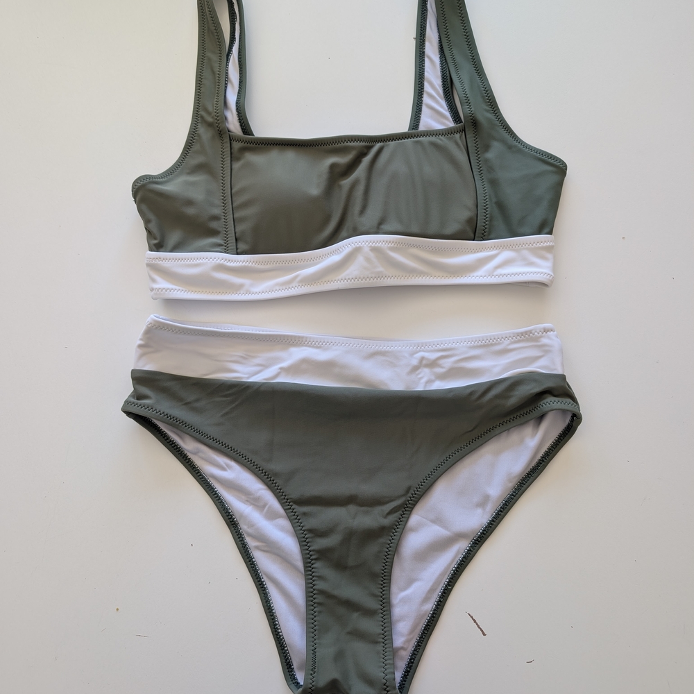 Army Green Bikini Set | Size S